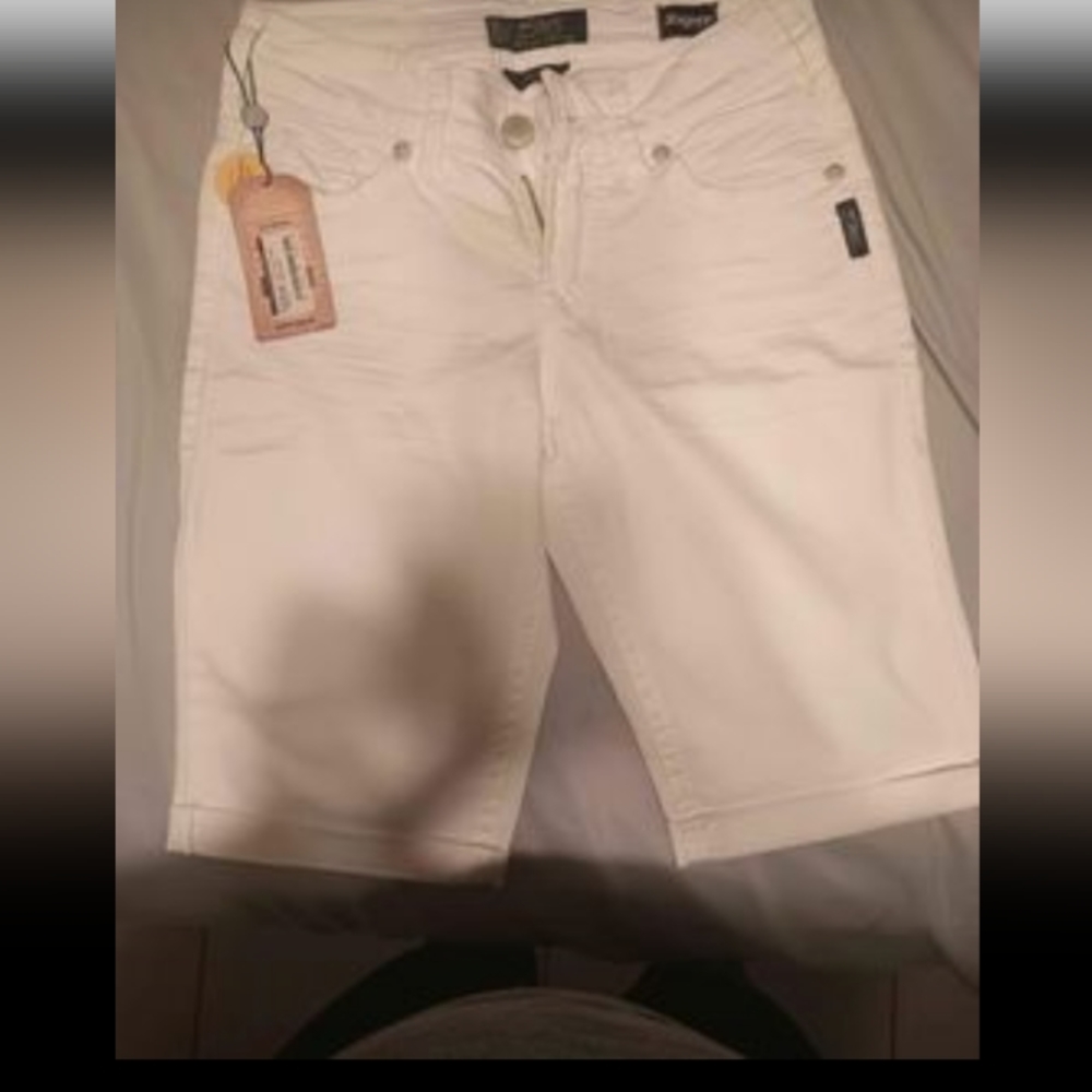 Silver Jean shorts